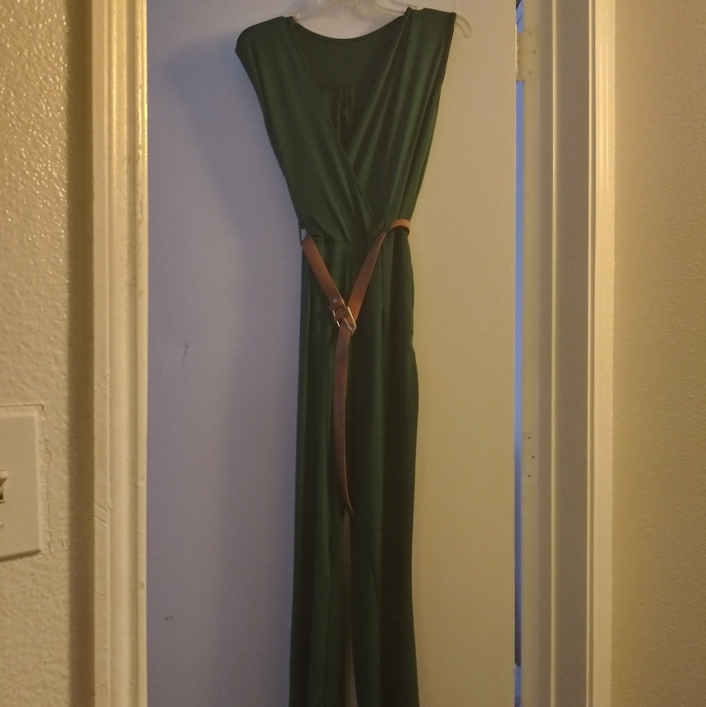 Green pant jumpsuit